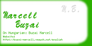 marcell buzai business card